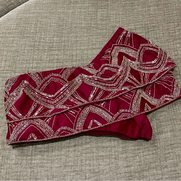 XS Lehenga - Burgundy - Pernia's Pop Up Shop - Picture 5 of 7